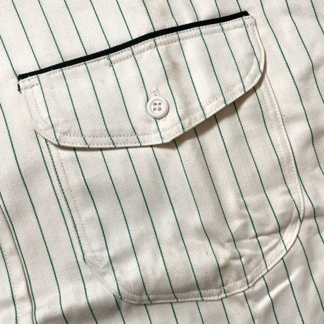 1960's Lee Coca-Cola Stripe L/S Shirt Deadstock
