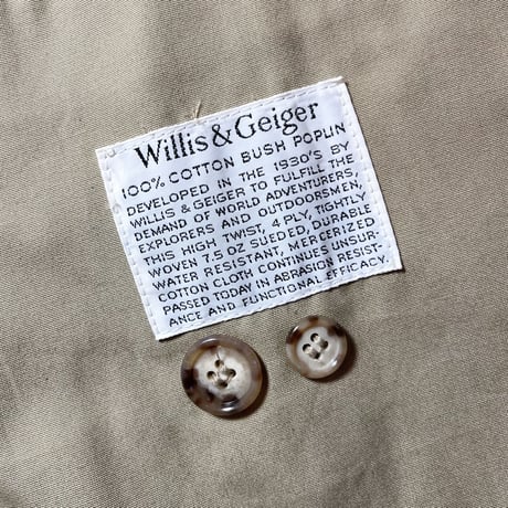 1990's Willis&Geiger Safari Jacket