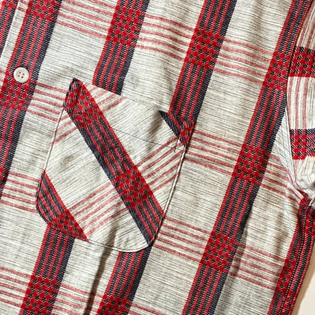1950's COMPASS Flannel L/S Shirt Deadstock