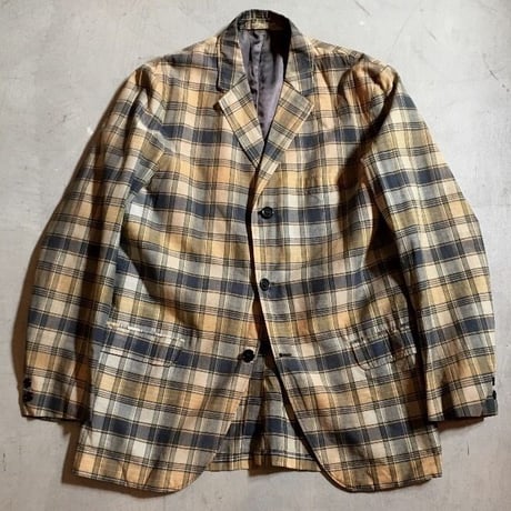 1960's Unknown Indian Madras Tailored Jacket