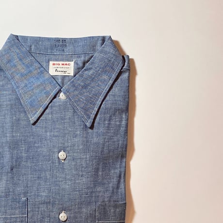 1960's BIG MAC Chambray S/S Shirt Deadstock