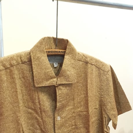 1960's HW Robinson Silk S/S Shirt Deadstock