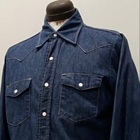 1960's Bar C Denim Western L/S Shirt