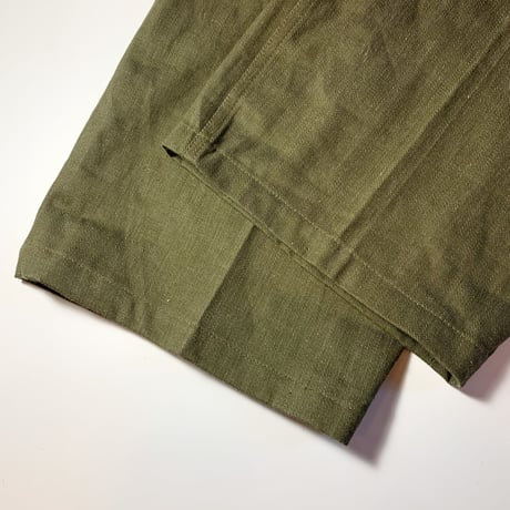 1950's British Army Green Denim Trousers Deadstock