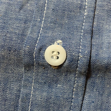 1960's RIVERSIDE Chambray L/S Shirt Deadstock