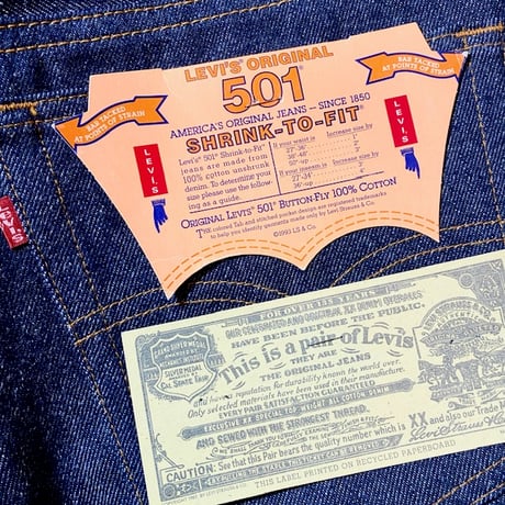 1990's Levi's 501 Denim Pants Deadstock