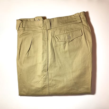 1950〜60's French Army M-52 Chino Trousers Deadstock