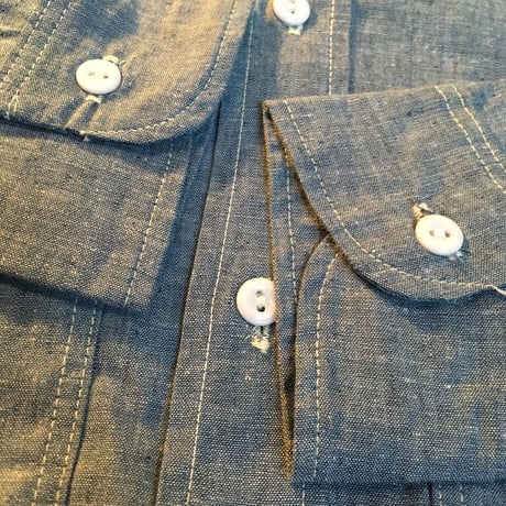 1970's BIG MAC Chambray L/S Shirt Deadstock