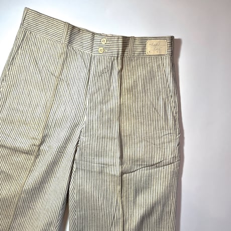 1930〜40's Unknown Cotton Trousers Deadstock