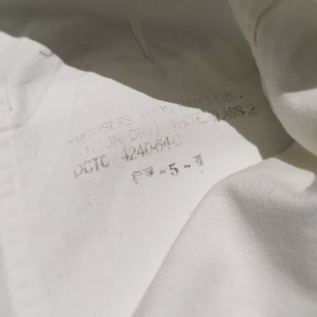 1960's US.ARMY Foodhandler Trousers
