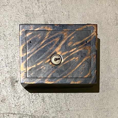 1910〜20's W.F.BURNS CO. Japanned Money Box