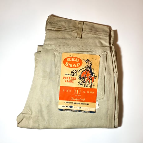 1960's RED SNAP Tapered Pants Deadstock