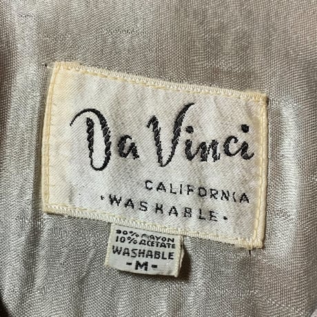 1960's Da Vinci Rayon L/S Shirt
