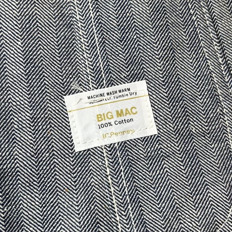 1970's BIG MAC Herringbone Overall Deadstock