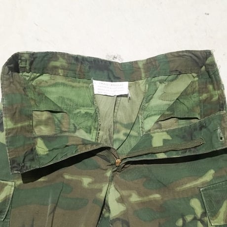 1960's US.ARMY ERDL Non Rip Jungle Fatigue Trousers