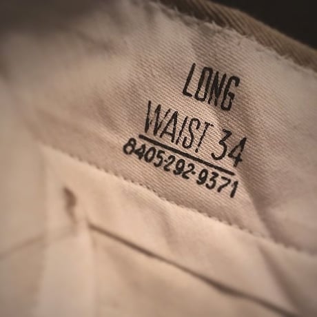 1950's US.ARMY Chino Short Pants Deadstock