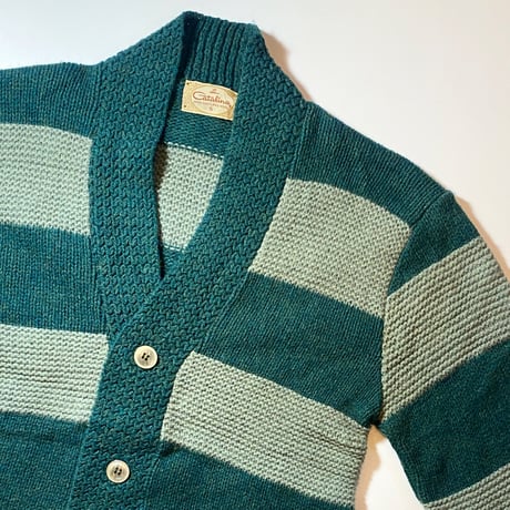 1960's Catalina Border Cardigan