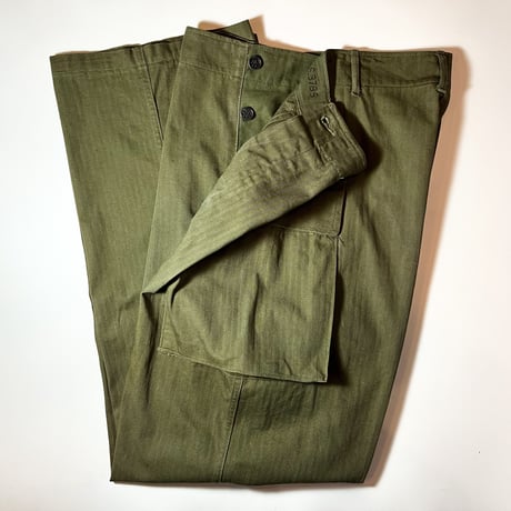 1940's US.ARMY M-43 Herringbone Trousers