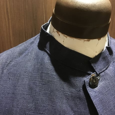 1920〜30's Belgie Linen Jacket Deadstock