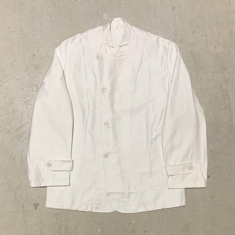 1970's Italy Navy Cook Jacket Deadstock