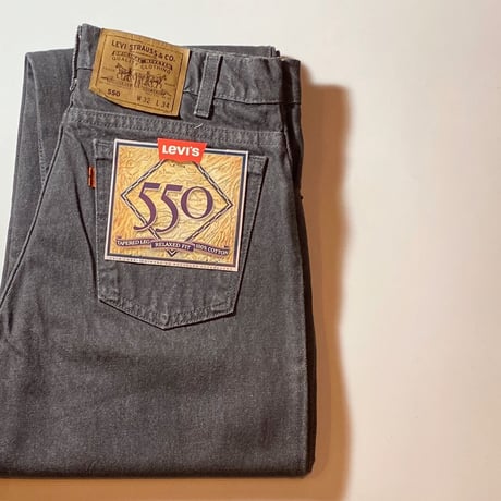 1990's Levi's 550 Gray Denim Pants Deadstock