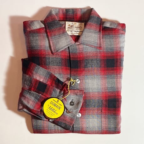 1960's NORRIS Casuals Rayon L/S Shirt Deadstock