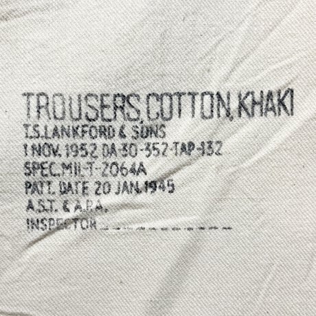 1950's US.ARMY M-45 Chino Trousers