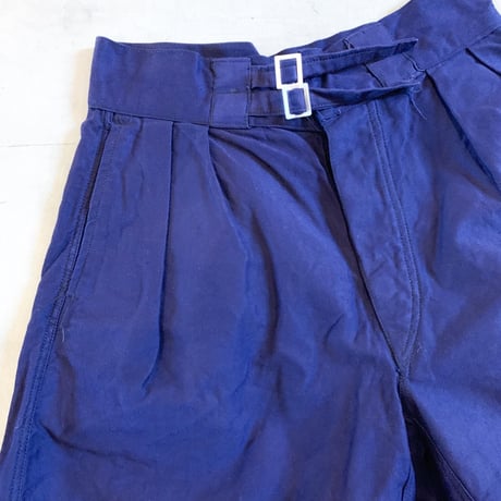 1960's Italy Navy Gurkha Short Pants