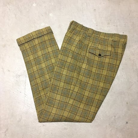 1960's Carrol&Co Wool Tapered Slacks