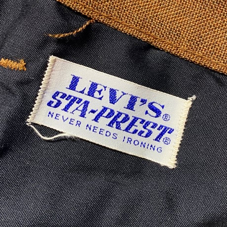 1970's Levi's STA-PREST Tapered Pants Deadstock
