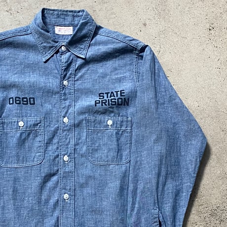 1960's SEARS Prisoner Chambray L/S Shirt