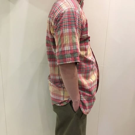 1960's A&S Indian Madras S/S Shirt