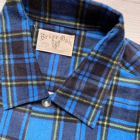 1960's Briar Oak Flannel L/S Shirt Deadstock
