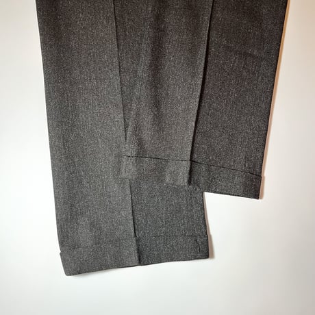 1940's〜 Unknown Black Chambray Trousers Deadstock