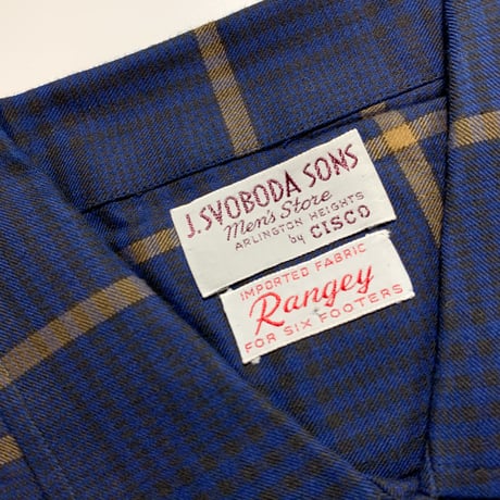 1960's J.SVOBODA SONS L/S Shirt Deadstock
