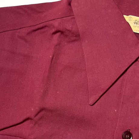 1950's Alexander Rayon L/S Shirt Deadstock