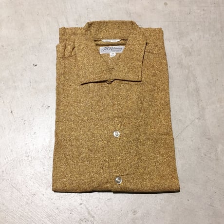 1960's HW Robinson Silk S/S Shirt Deadstock
