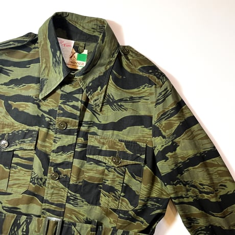 1970〜80's GAME WINNER Tiger Stripe Safari Jacket