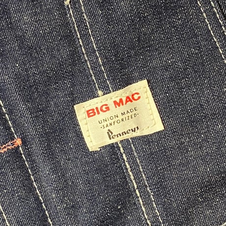 1960's BIG MAC Denim Overall Deadstock