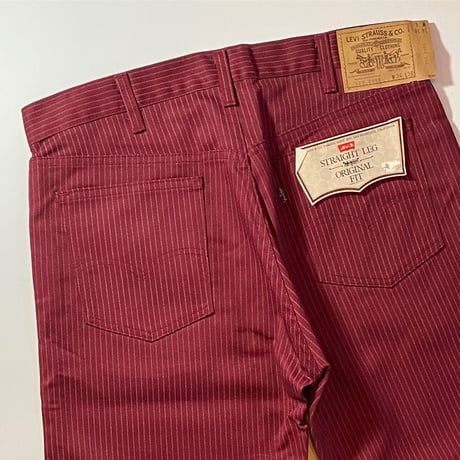 1980's Levi's 505 Pin Stripe Pants Deadstock