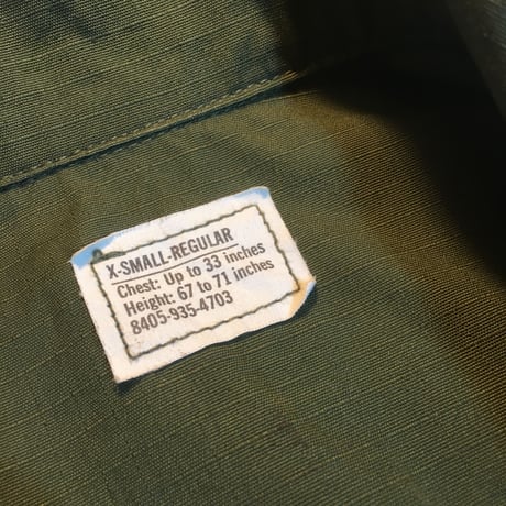 1970's US.ARMY Jungle Fatigue 4th Jacket