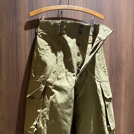 1950〜60's French Army M-47 Herringbone Trousers Deadstock