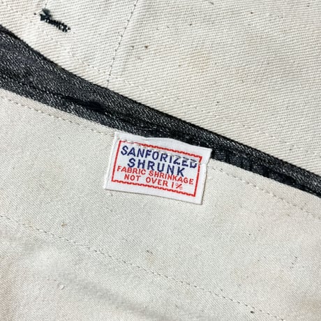 1940's Unknown Black Chambray Trousers Deadstock