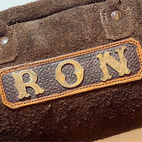 1960's Henselite Bowls Co. Suede Bag