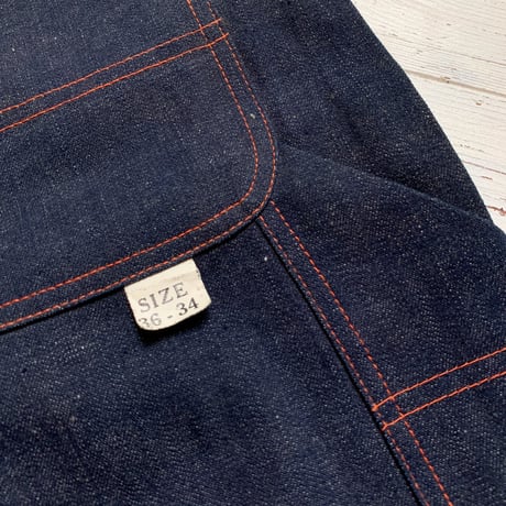 1940's Unknown Denim Painter Pants Deadstock