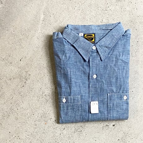 1960's WASHINGTON DEE CEE Chambray L/S Shirt Deadstock