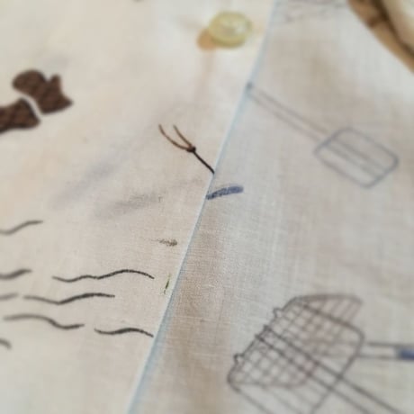 1950〜60's Barbecuer S/S Shirt With Cap