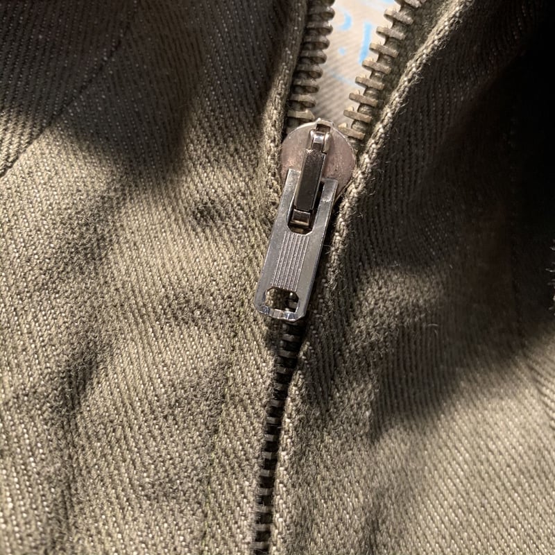 1960's〜 British Green Denim Prisoner Jacket | U