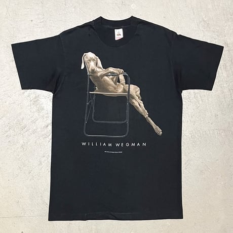 1990's〜 FRUIT OF THE LOOM WILLIAM WEGMAN Printed Tee