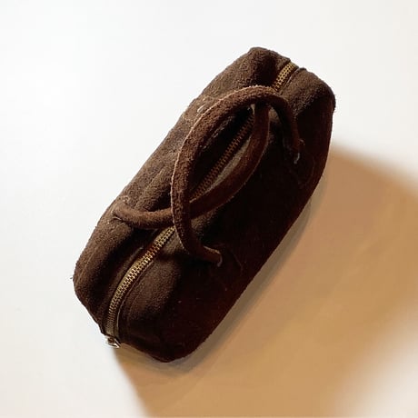 1960's Henselite Bowls Co. Suede Bag